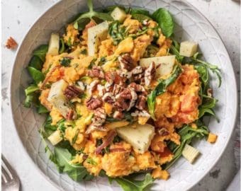 Vega eenpansgerecht met aardappels en groeten