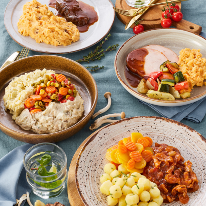 Maaltijdservice.nl sfeerbeeld van gerechten