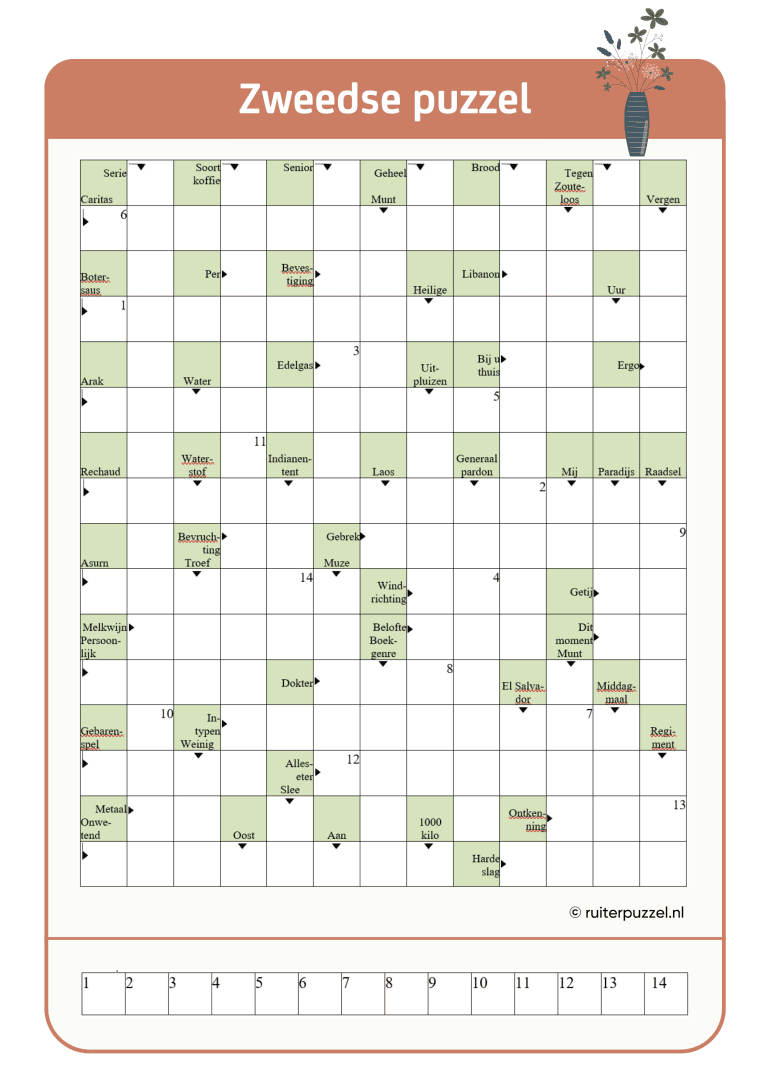 Zweedse puzzel