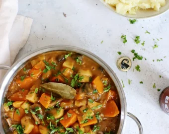 Herfststoofpot met pompoen