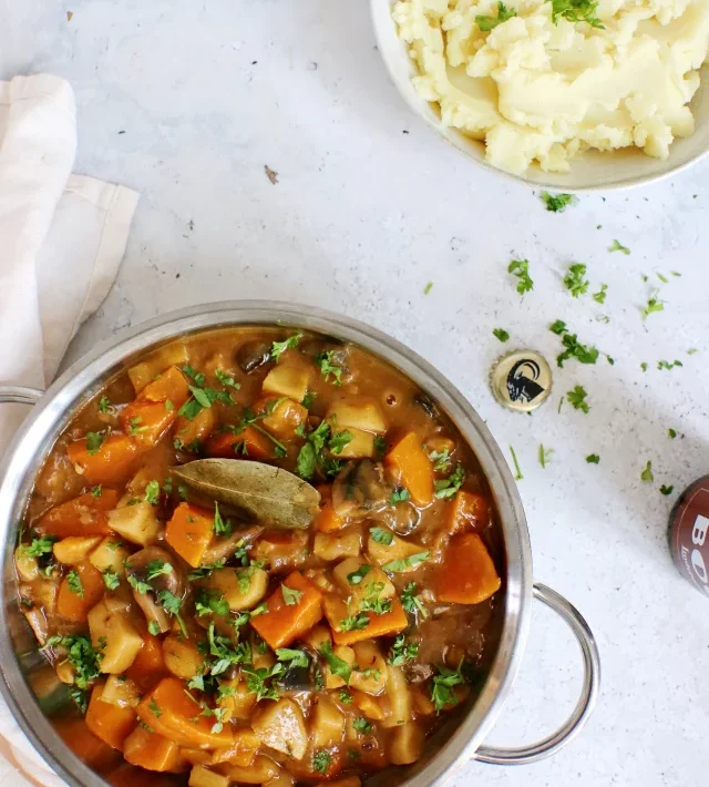 Herfststoofpot met pompoen